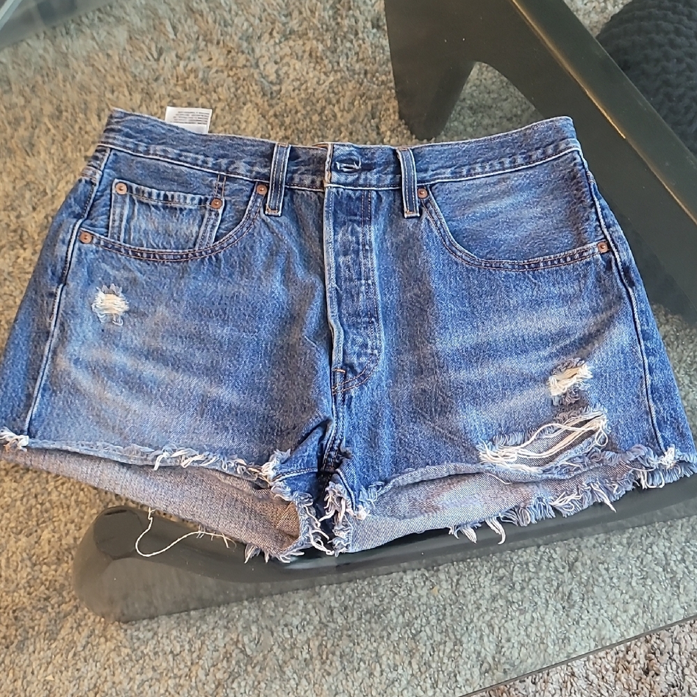 Levi's Classic Blue Jean Shorts